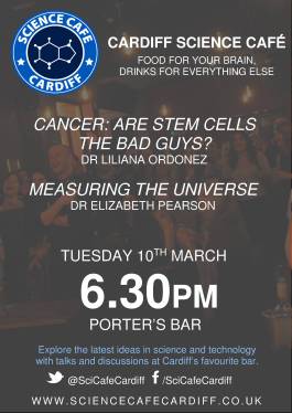 Science Cafe Poster March